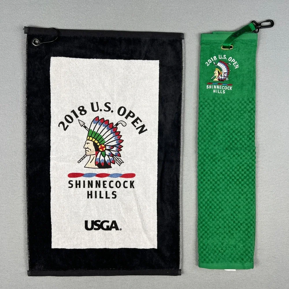 2018 US Open Shinnecock Hills Towel Set‎ USGA Official Golf Memorabilia Golfing